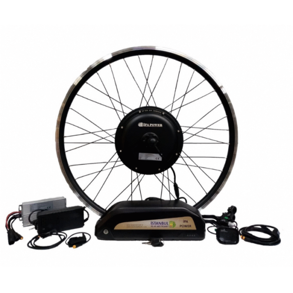 48V 1000W Elektrikli Bisiklet Dönüşüm Seti (20”–29” Jant Uyumlu) – Arka Teker, Su Geçirmez, LCD Ekranlı